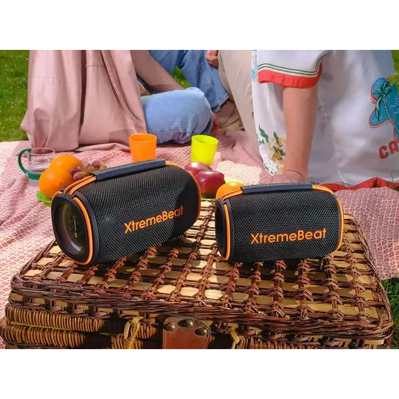 TRACER XtremeBeat TWS stereoportatiivkõlar – 15 W, IPX6, Bluetooth 5.3, 6 h, AUX/USB, mikrofon