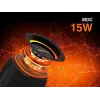 TRACER XtremeBeat TWS stereoportatiivkõlar – 15 W, IPX6, Bluetooth 5.3, 6 h, AUX/USB, mikrofon