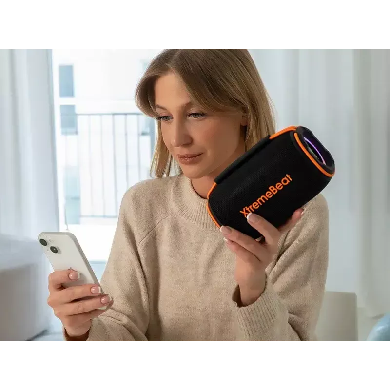 TRACER XtremeBeat TWS stereoportatiivkõlar – 15 W, IPX6, Bluetooth 5.3, 6 h, AUX/USB, mikrofon