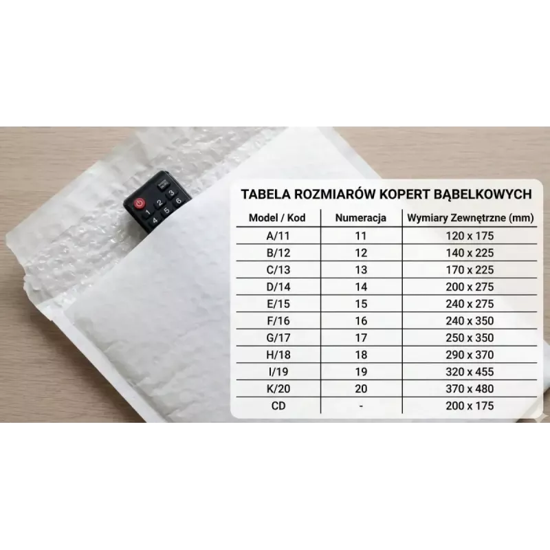 Mullpostiümbrik BSTech K20 — 370 x 480 mm, 50 tk, polsterdatud kaitsepostiümbrik