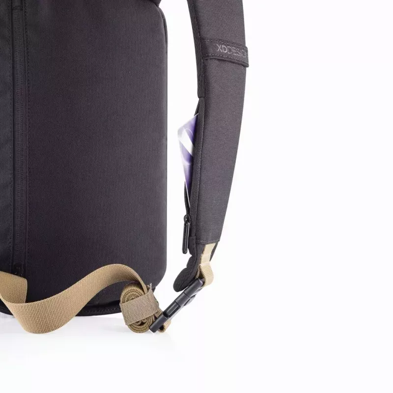 Vargusvastane seljakott XDDESIGN Bobby Sling — must, veekindel, RFID-taskud, tahvelarvutipesa, 4 L, 530 g