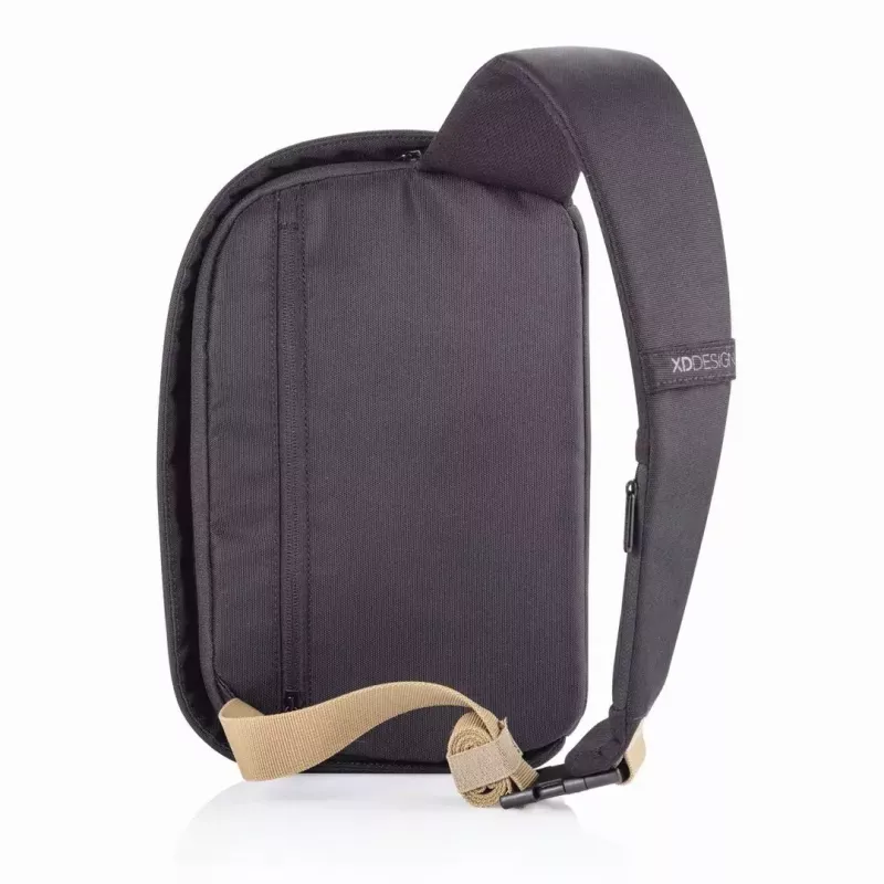 Vargusvastane seljakott XDDESIGN Bobby Sling — must, veekindel, RFID-taskud, tahvelarvutipesa, 4 L, 530 g