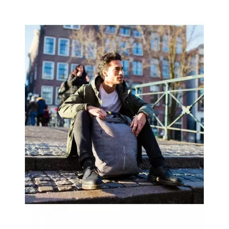 Vaba aja seljakott XDDESIGN Urban hall Fabric — 27 l, veekindel, 15,6-tollise sülearvuti lahtriga, TSA lukk