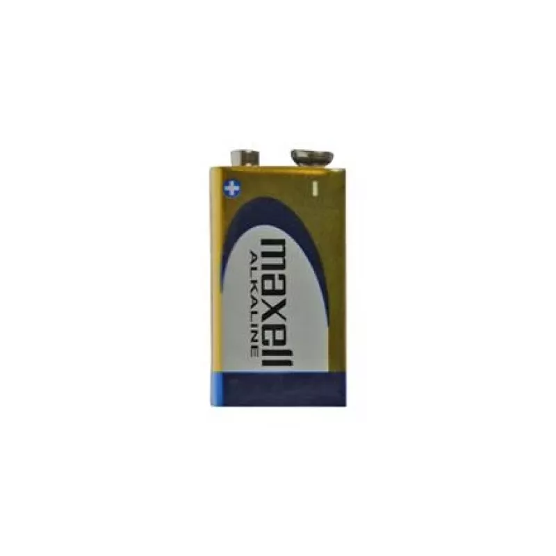 Ühekordne leelispatarei 9V MAXELL, 1,5 V, prismaatiline 9V, 1 tk, blisterpakend