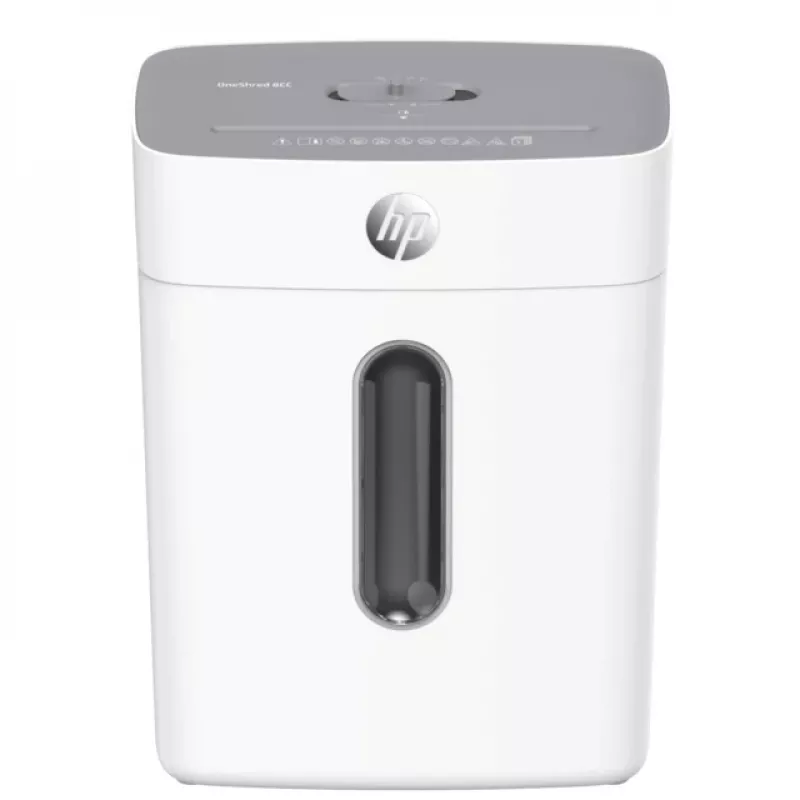 HP OneShred 8CC paberipurustaja Osakesteks purustamine 68 dB 22 cm Valge