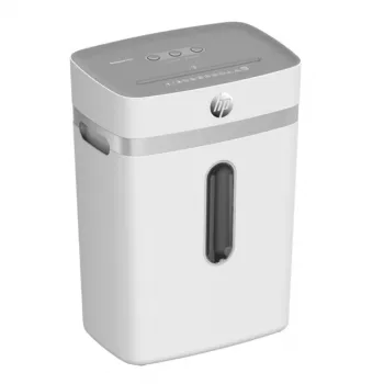 Paberipurustaja HP OneShred 12CC osakeste lõige P-4 12-leheline mahutavus 22 cm laius 23 L korv 4×35 mm 65 dB Valge