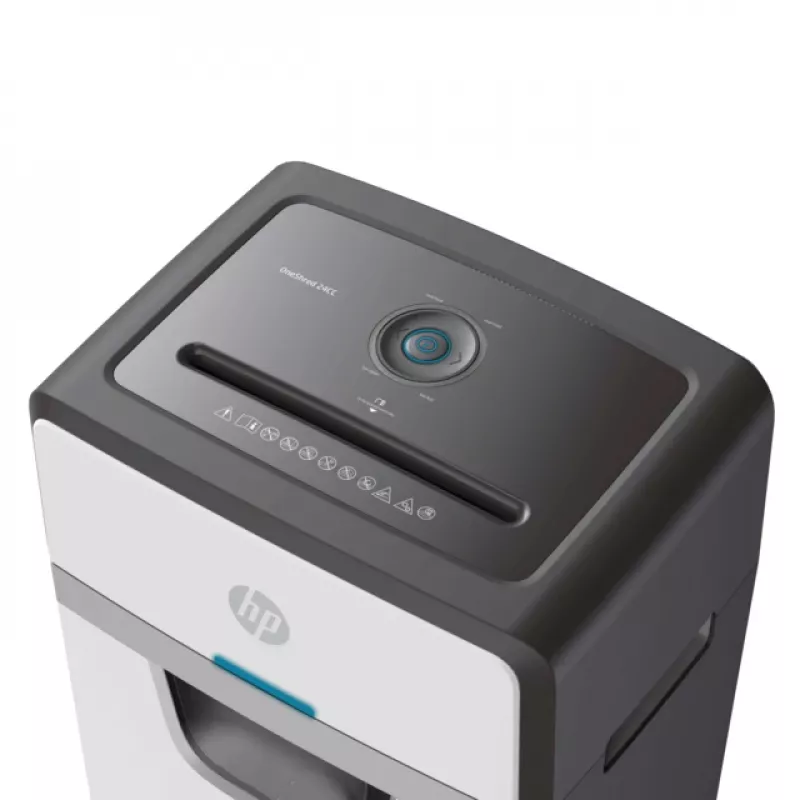 HP OneShred 24CC paberipurustaja osakesteks purustamine 65 dB 22 cm valge, must