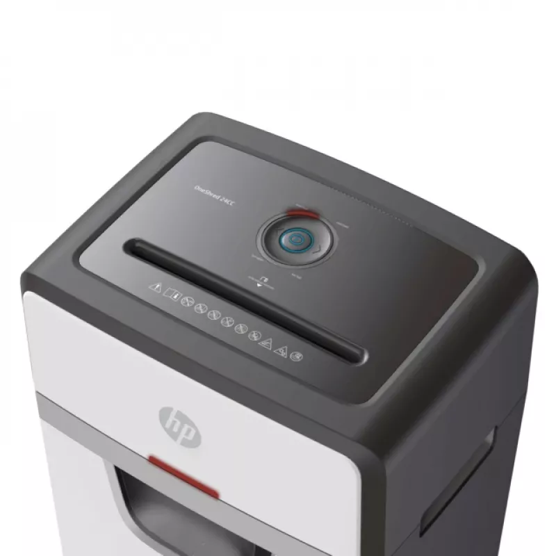 HP OneShred 24CC paberipurustaja osakesteks purustamine 65 dB 22 cm valge, must