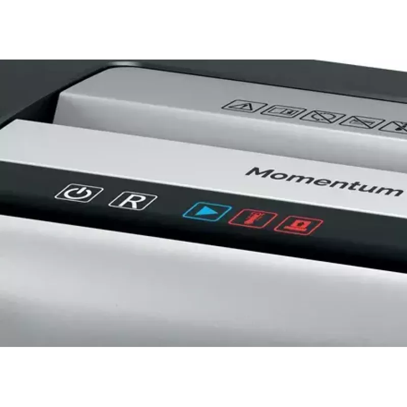 Paberihundi REXEL Momentum X410 — osakeste lõikus P-4, 4 x 28 mm, 10-leheline mahutavus, 23 l korv, ummistusvastane süsteem