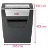 Paberihundi REXEL Momentum X312 — osakeste lõikus P-3, 12 lehte mahutavus, 23 l korv, 5 x 42 mm