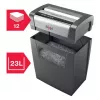 Paberihundi REXEL Momentum X312 — osakeste lõikus P-3, 12 lehte mahutavus, 23 l korv, 5 x 42 mm