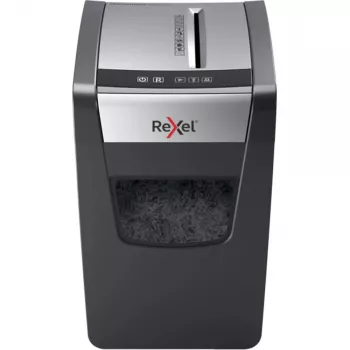 Paberipurustaja REXEL Momentum X312-SL — osaklõige 5 x 42 mm, mahutab 12 lehte, 23 L korv, nuppjuhtimine
