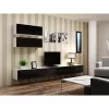 Vitriinkapp cama meble VIGO 90 — seinale paigaldatav klaaskapp 90×350×320 mm valge/must läige