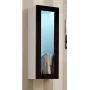Vitriinkapp cama meble VIGO 90 — seinale paigaldatav klaaskapp 90×350×320 mm valge/must läige