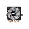 CPU jahuti AEROCOOL Air Frost 4 — 4 soojustoru, 90 mm ventilaator, TDP 125 W, alumiiniumribid, must