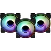 Aerocool MIRAGE12PRO Komplekt 3x Ventilaator PC 12cm ARGB 6 Pin Hub Vaikne Must