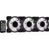 Aerocool MIRAGE12PRO Komplekt 3x Ventilaator PC 12cm ARGB 6 Pin Hub Vaikne Must