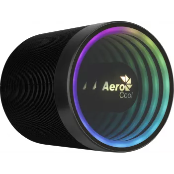 Õhkjahuti AEROCOOL Mirage 5, 5 soojustoru 6 mm, 60 mm ventilaator, TDP 150 W, must