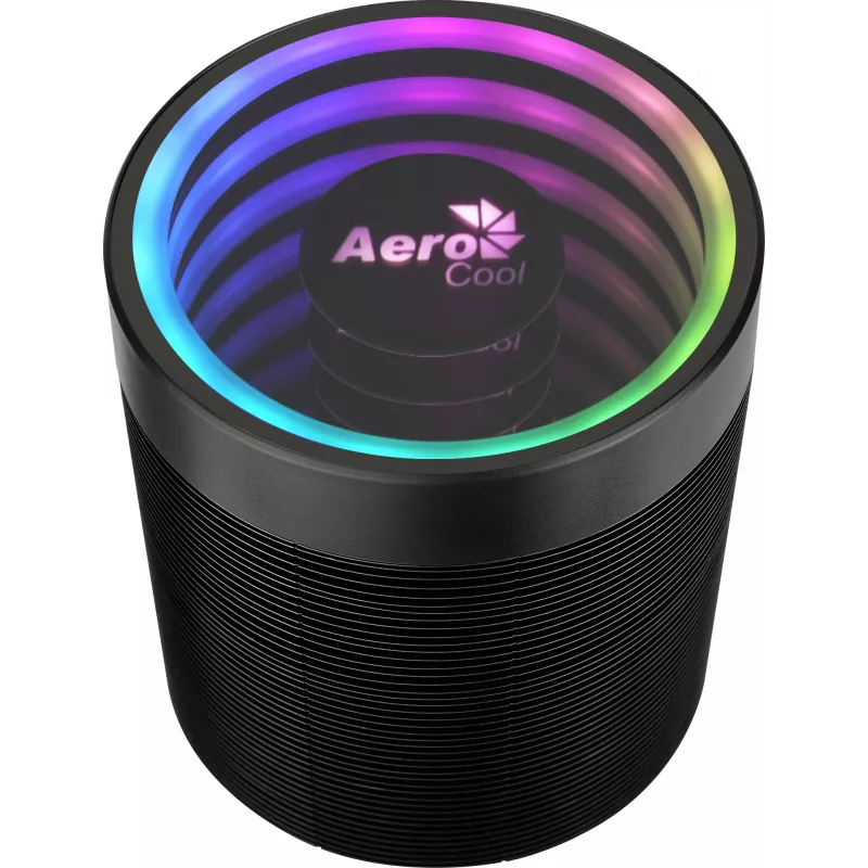 Õhkjahuti AEROCOOL Mirage 5, 5 soojustoru 6 mm, 60 mm ventilaator, TDP 150 W, must