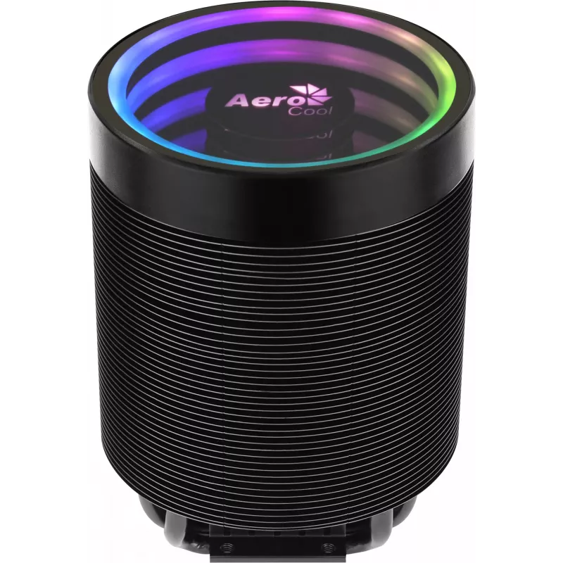 Õhkjahuti AEROCOOL Mirage 5, 5 soojustoru 6 mm, 60 mm ventilaator, TDP 150 W, must