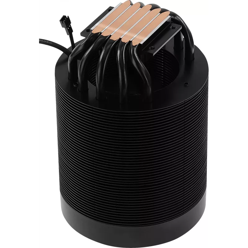 Õhkjahuti AEROCOOL Mirage 5, 5 soojustoru 6 mm, 60 mm ventilaator, TDP 150 W, must