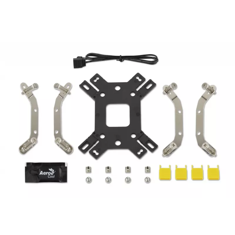 Õhkjahuti AEROCOOL Mirage 5, 5 soojustoru 6 mm, 60 mm ventilaator, TDP 150 W, must