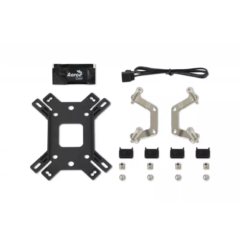 Õhkjahuti AEROCOOL Mirage 5, 5 soojustoru 6 mm, 60 mm ventilaator, TDP 150 W, must