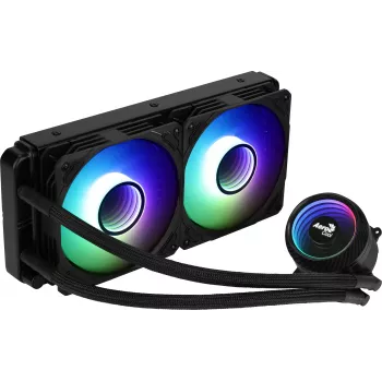 Aerocool MIRAGEL240 CPU Liquid Cooled 2x 12cm ARGB Fan TDP 400W Must