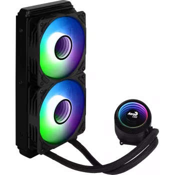 Aerocool MIRAGEL240 CPU Liquid Cooled 2x 12cm ARGB Fan TDP 400W Must