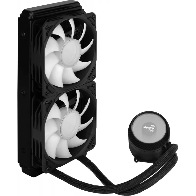 Aerocool MIRAGEL240 CPU Liquid Cooled 2x 12cm ARGB Fan TDP 400W Must