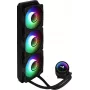 Aerocool MIRAGEL360 vedelikjahutusega protsessori jahuti 3x12cm ARGB ventilaator TDP 550W must