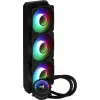 Aerocool MIRAGEL360 vedelikjahutusega protsessori jahuti 3x12cm ARGB ventilaator TDP 550W must