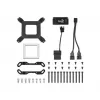 Aerocool MIRAGEL360 vedelikjahutusega protsessori jahuti 3x12cm ARGB ventilaator TDP 550W must