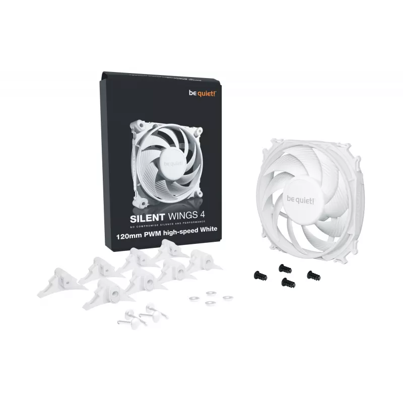 be quiet! SILENT WINGS 4 | 120mm PWM kiire valge arvutikorpuse ventilaator 12 cm 1 tk