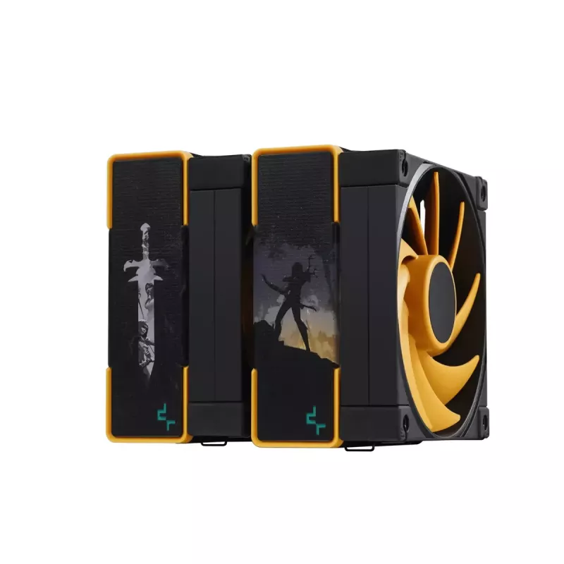 Õhkjahuti DeepCool AK620 Zero Dark Zoria 12 cm Must Kollane
