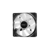 120 mm korpuse ventilaator DeepCool RF120 — valge/must, 120×25 mm, 4 kontaktiga PWM, RGB LED, hüdrodünaamiline laager