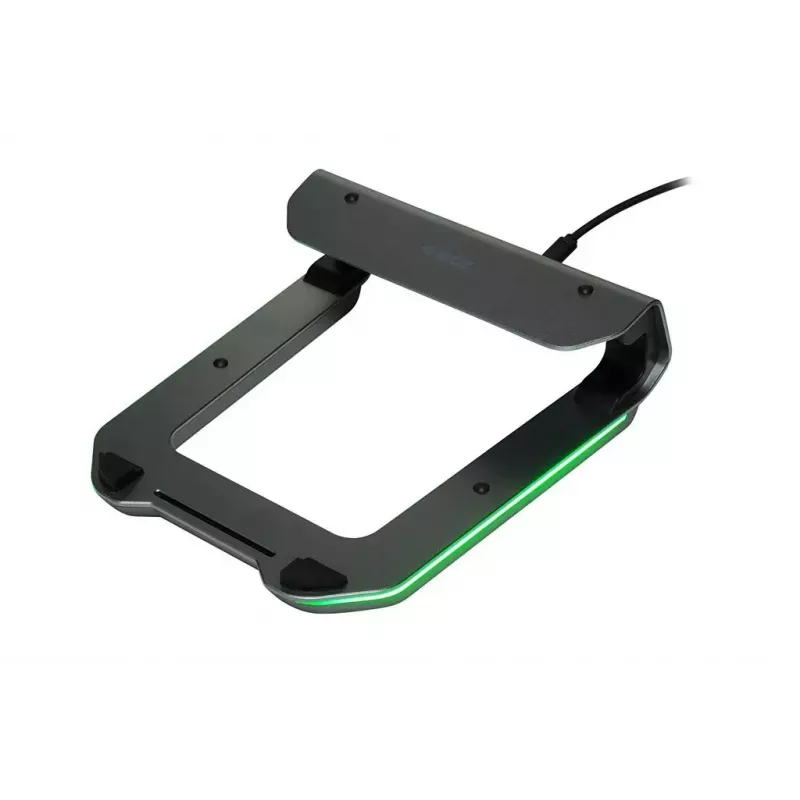Sülearvuti jahutusalus IBOX NC06 kuni 17,3-tollistele – alumiinium, reguleeritav kõrgus, 4 USB-porti, vaiksed ventilaatorid