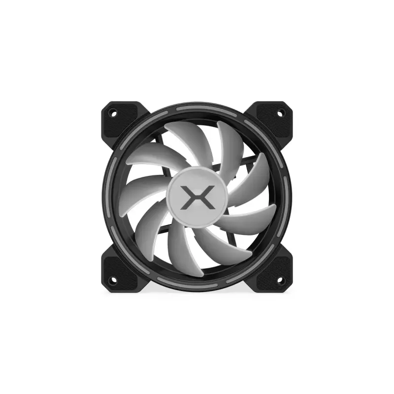 Korpuse ventilaator KRUX KRX0067 120mm ARGB LUNAR 120, 1200 p/min, hüdrauliline laager, 12 V, 5 V LED, 3-kontaktiline pistik, vibratsioonivastane
