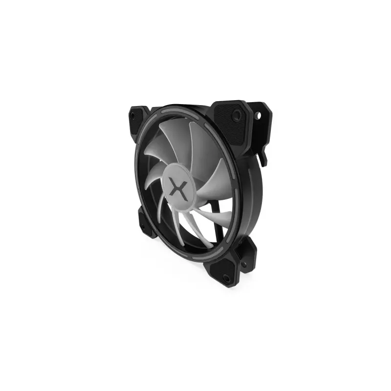 Korpuse ventilaator KRUX KRX0067 120mm ARGB LUNAR 120, 1200 p/min, hüdrauliline laager, 12 V, 5 V LED, 3-kontaktiline pistik, vibratsioonivastane