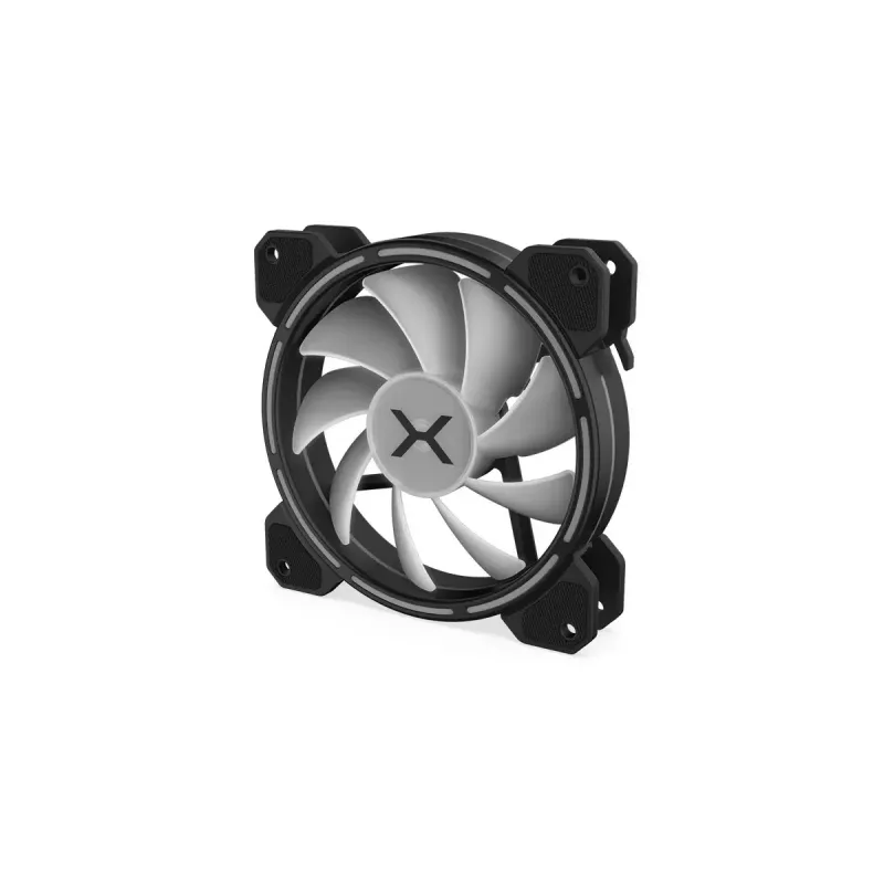 Korpuse ventilaator KRUX KRX0067 120mm ARGB LUNAR 120, 1200 p/min, hüdrauliline laager, 12 V, 5 V LED, 3-kontaktiline pistik, vibratsioonivastane