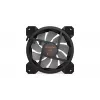 Korpuse ventilaator KRUX KRX0067 120mm ARGB LUNAR 120, 1200 p/min, hüdrauliline laager, 12 V, 5 V LED, 3-kontaktiline pistik, vibratsioonivastane