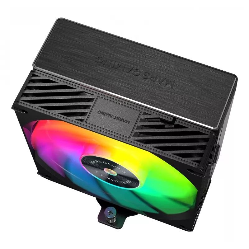 Mars Gaming MCPUX5ARGB arvutijahutussüsteem Protsessori õhkjahuti 12 cm Must 1 tk