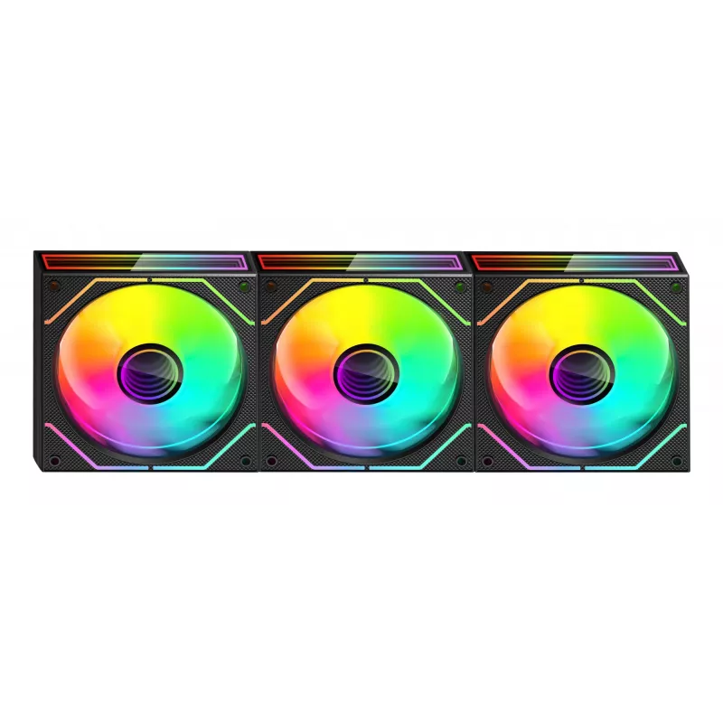 Mars Gaming MF3DPROKIT arvuti jahutussüsteem Arvutikorpus Ventilaator 12 cm Must