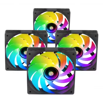 Mars Gaming MFSI4KIT arvuti jahutussüsteem Arvutikorpuse ventilaator 12 cm Must