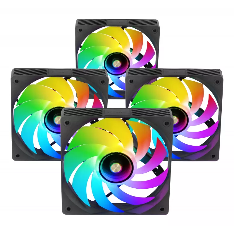 Mars Gaming MFSI4KIT arvuti jahutussüsteem Arvutikorpuse ventilaator 12 cm Must