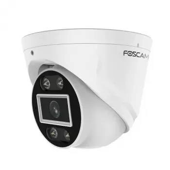 IP-turvakaamera Foscam T5EP 5MP PoE kuppel, 3072×1728, 4 mm objektiiv, PoE (IEEE 802.3af), IP66, öine nägemine 20 m, microSD kuni 256 GB
