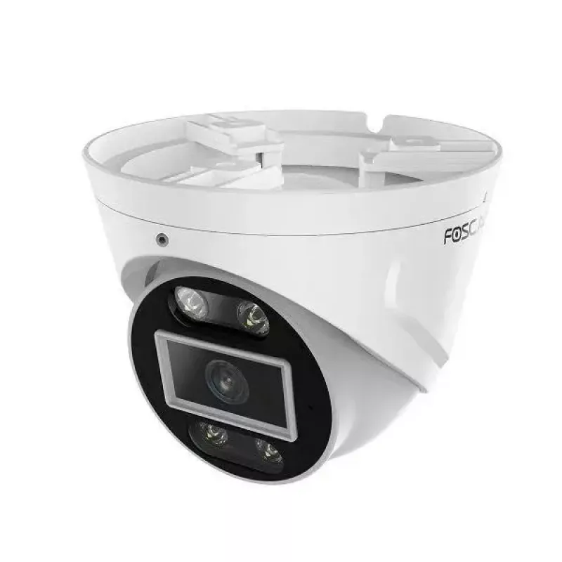 IP-turvakaamera Foscam T5EP 5MP PoE kuppel, 3072×1728, 4 mm objektiiv, PoE (IEEE 802.3af), IP66, öine nägemine 20 m, microSD kuni 256 GB