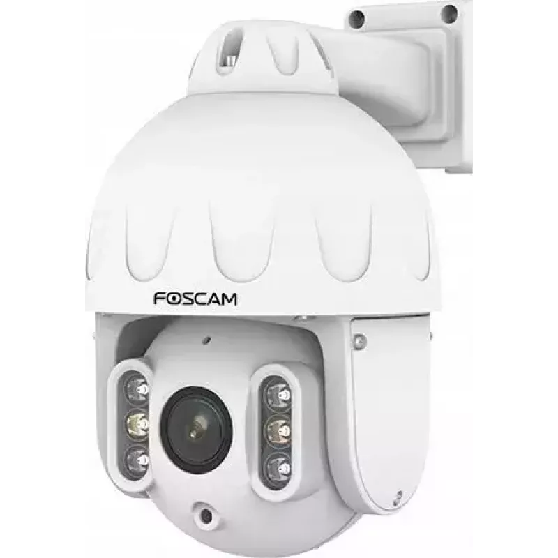 IP PTZ turvakaamera Foscam SD8EP — 8 MP, 4x optiline suum, 6x digitaalne, 355° pööre, 90° kalle, IP66, välitingimustesse, valge