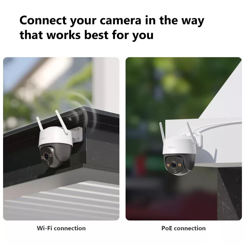 IP turvakaamera IMOU Cruiser 2C 2K (2304×1296), 3 MP, 3,6 mm, PoE/Wi‑Fi, IP66, öövaatlus 30 m, microSD kuni 256 GB