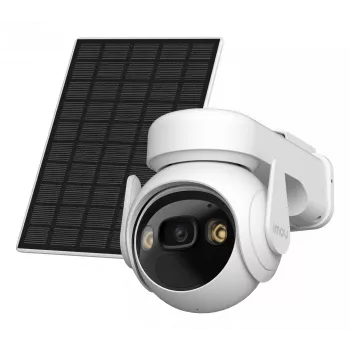 IP valvekaamera IMOU Cell PT Lite komplekt päikesepaneeliga — 3 MP (2304×1296), 3,6 mm, 330° pööre, 90° kallutus, IP66, 5000 mAh aku, PIR, 20 m öövaatlus